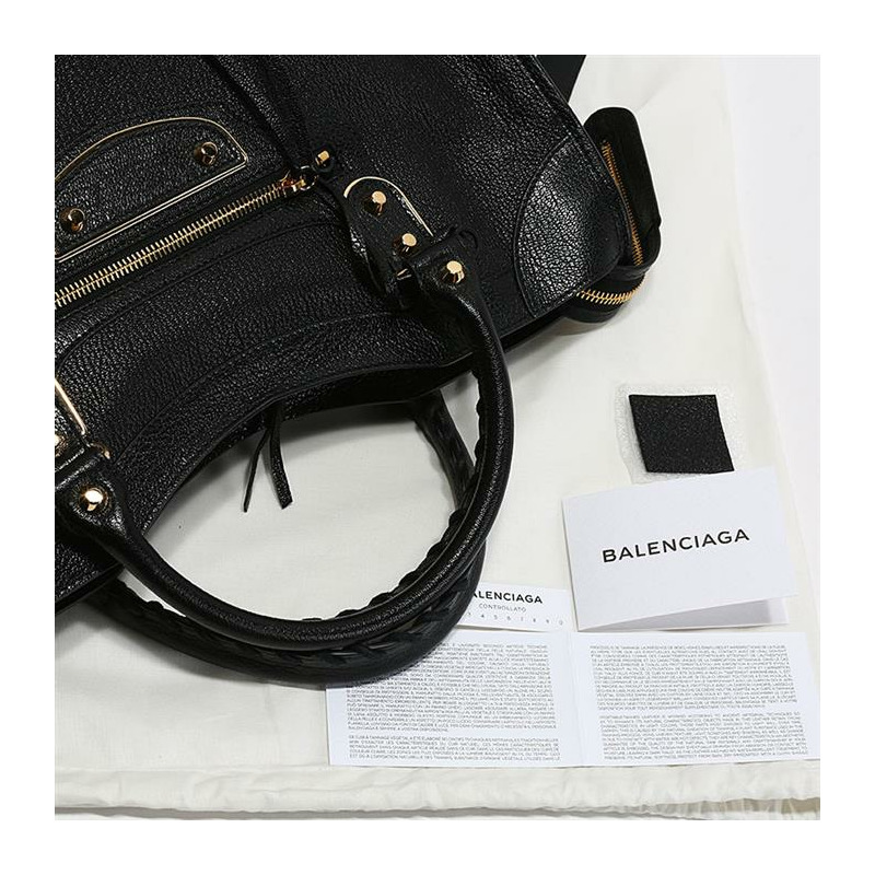 BALENCIAGA 經典都市金屬邊中型包 505984 AQ41G-15