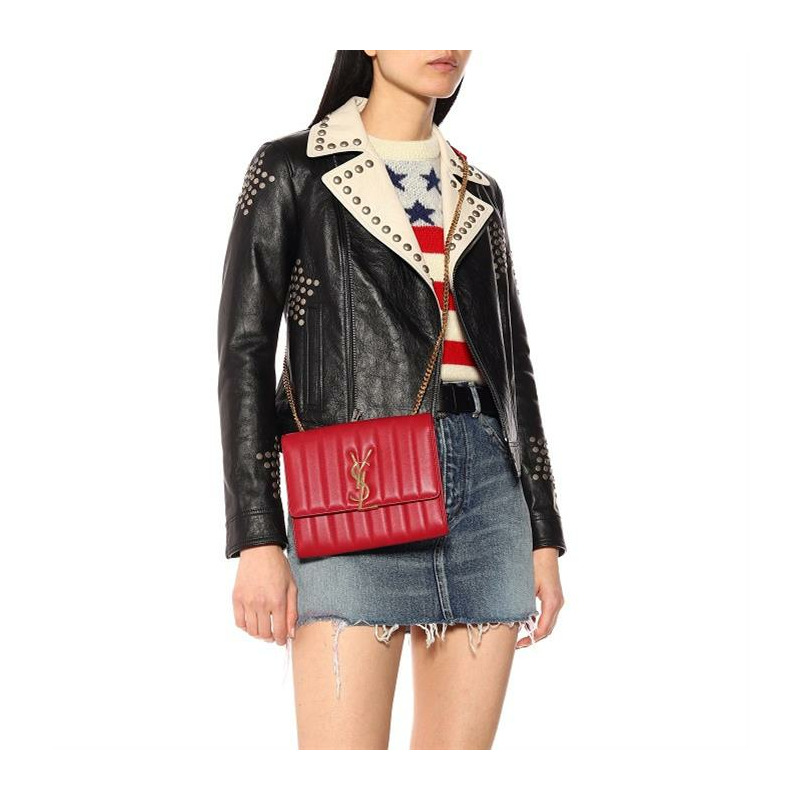 SAINT LAURENT Monogram Vicky迷你肩背包 554125 0YD01-15