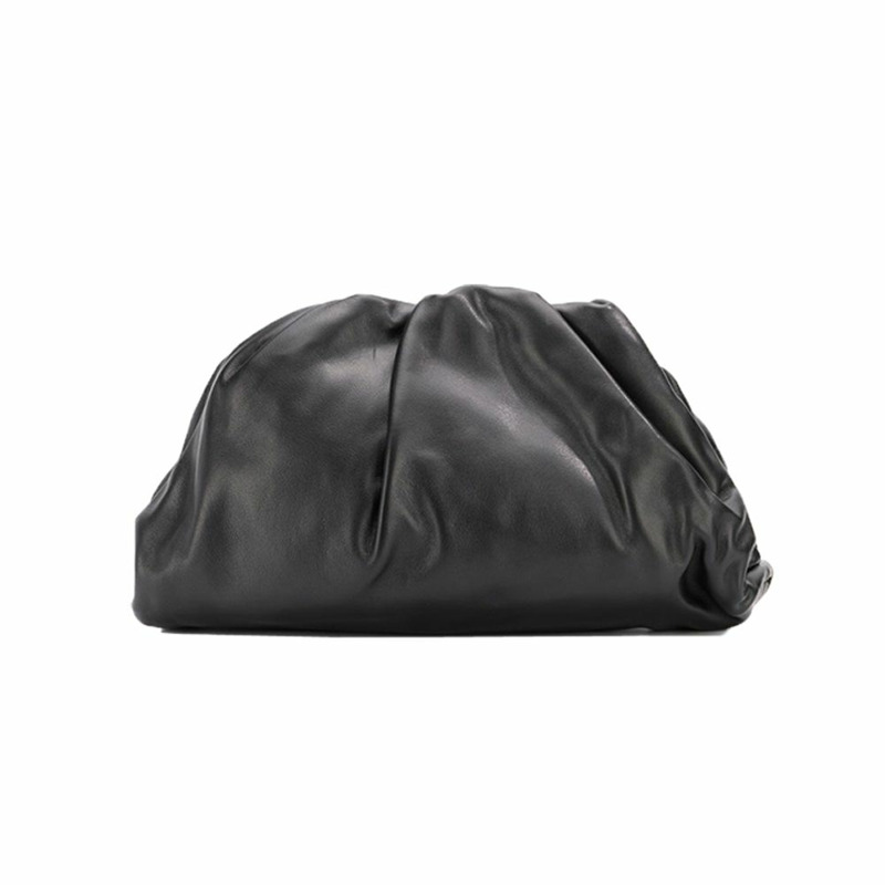 BOTTEGA VENETA Vitello 餃子包手拿包 黑色 576227 VCP40 1229-0