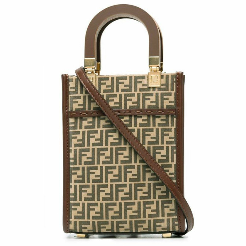 FENDI Sunshine Logo 迷你斜背包 8BS051 AFIS F1F2V-0