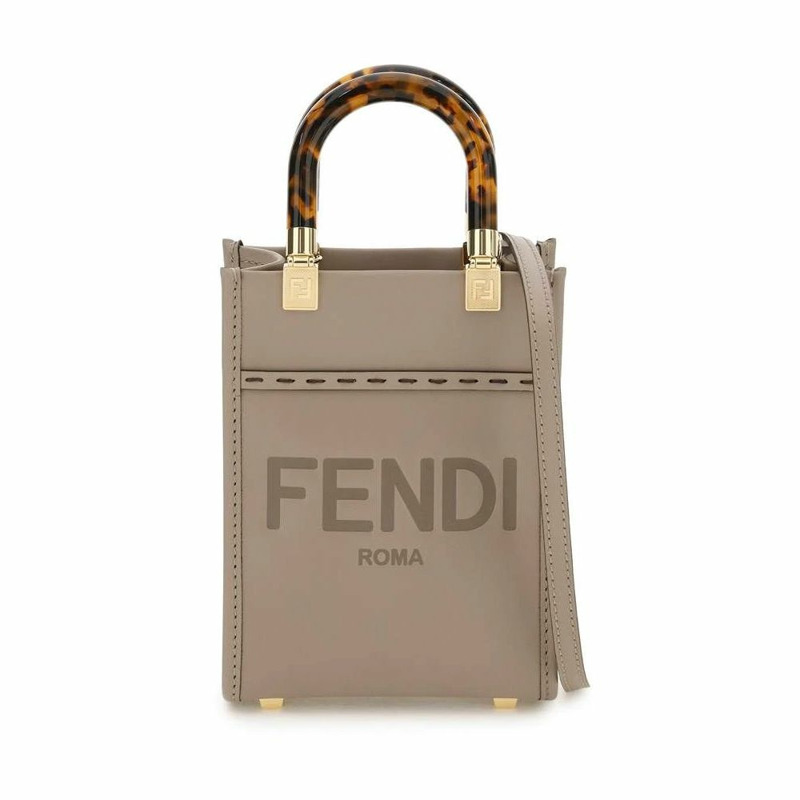 FENDI 陽光迷你斜背包/手提包 8BS051 ABVL F0E65-0
