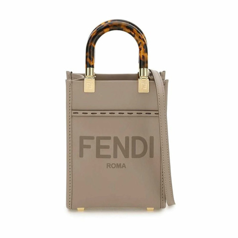 FENDI 陽光迷你斜背包/手提包 8BS051 ABVL F0E65