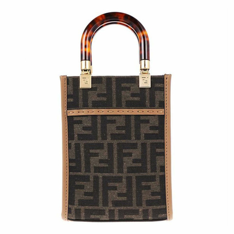 FENDI 陽光提花斜背包/手提包 8BS051 ALVX F1GE3