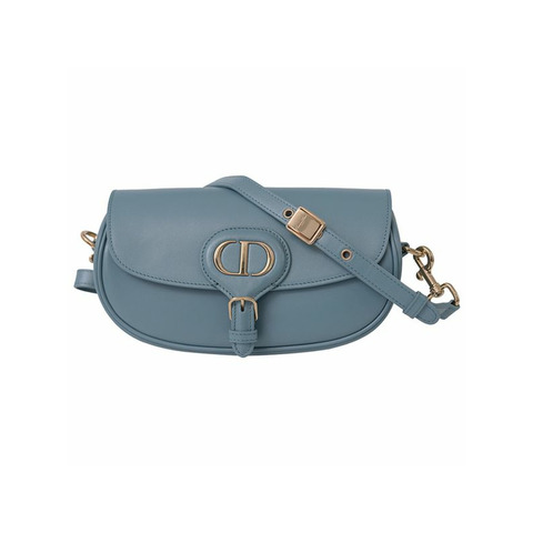 DIOR 22FW 芭比東西向單肩包 藍色 M9327UMOL