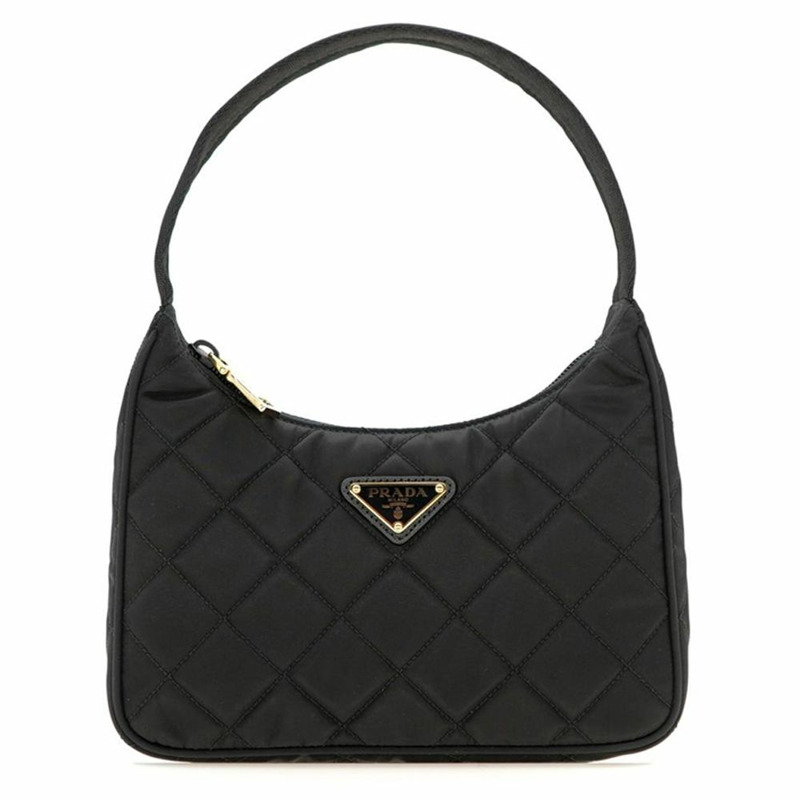 PRADA 三角形標誌尼龍絎縫單肩包 1NE051 2DYC F0002-0
