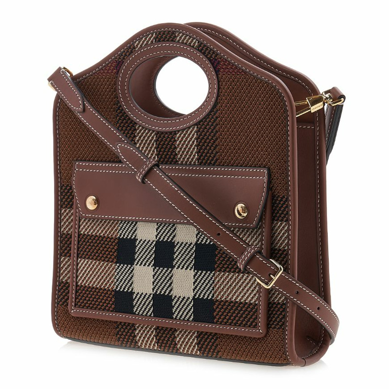 BURBERRY 女士格子口袋手提包 8049138 LL MN 口袋包 KNT A9011-1