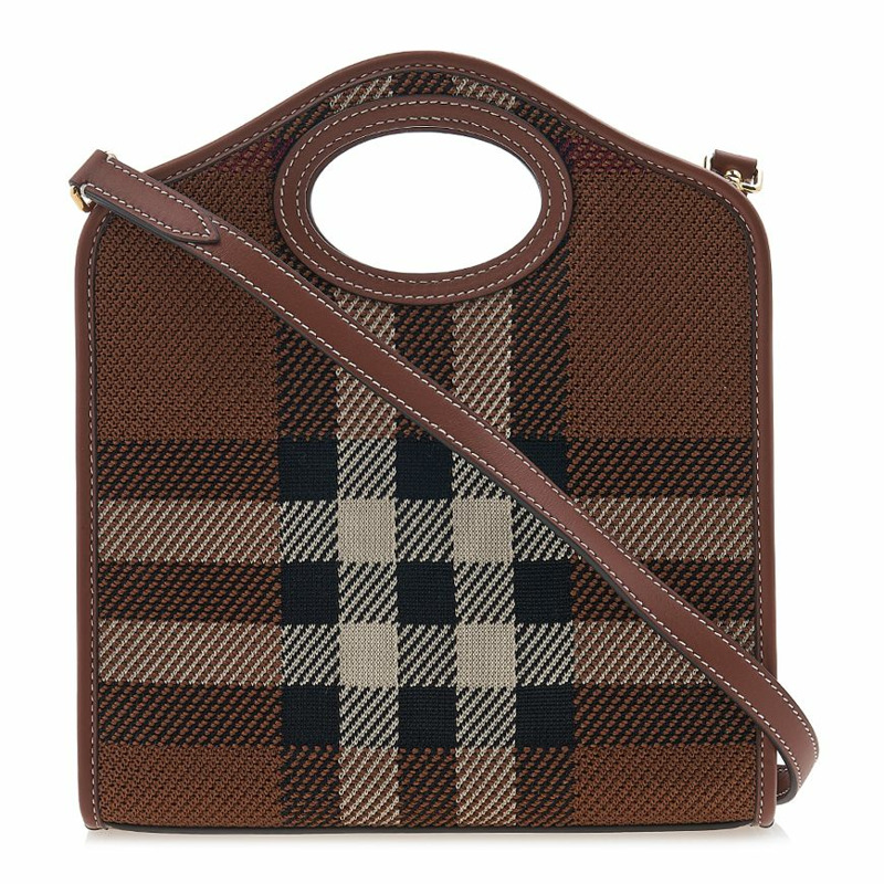 BURBERRY 女士格子口袋手提包 8049138 LL MN 口袋包 KNT A9011-2