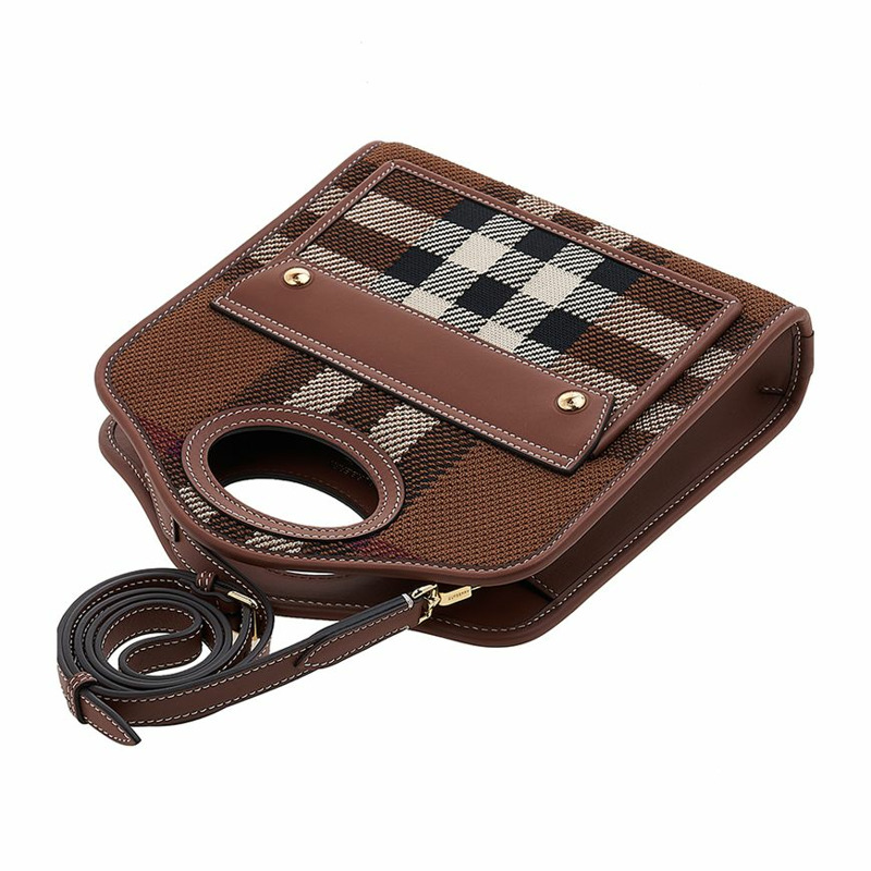 BURBERRY 女士格子口袋手提包 8049138 LL MN 口袋包 KNT A9011-3