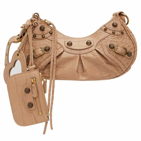 BALENCIAGA Le Cagole XS 肩背包 淺粉紅 671309 23EBM 9607