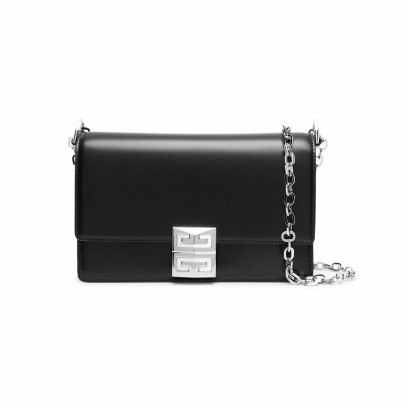 GIVENCHY 4G 小號鏈條斜背包 黑色 BB50HEB15S 001-0