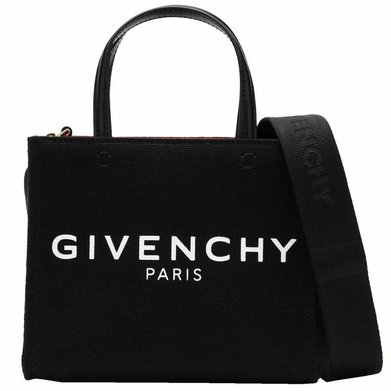 GIVENCHY 標誌性Logo迷你手提包 黑色 001-0