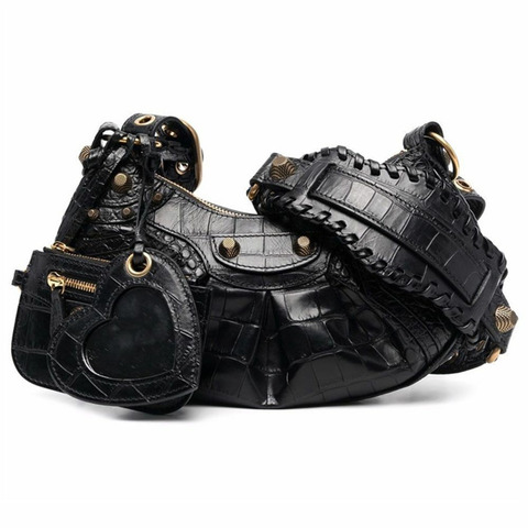 BALENCIAGA Le Cagole XS 肩背包 黑色 671309 23EBM 1000