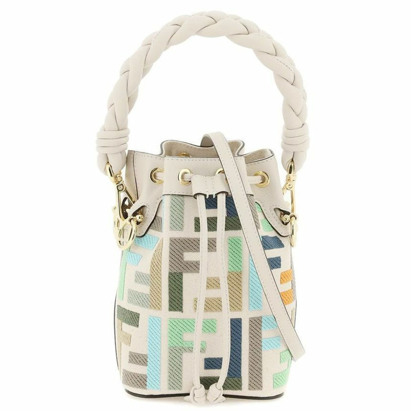 FENDI Montrezo Logo 迷你水桶包 8BS010 ANXC F1LG6-0