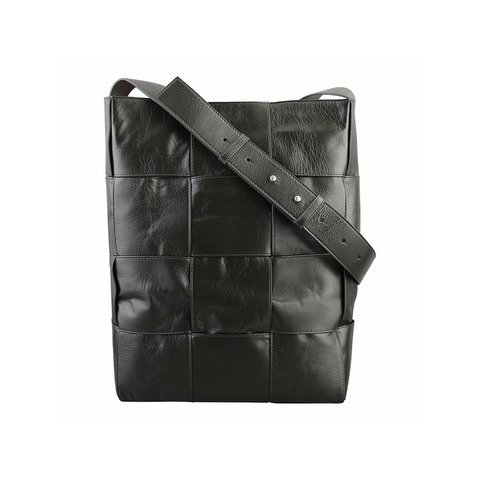 BOTTEGA VENETA Arco Hobo 單肩包，深綠色