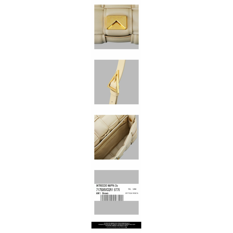 BOTTEGA VENETA 23SS 加厚卡式收納袋 小號 Thunder Forage 717506 VCQR1-2
