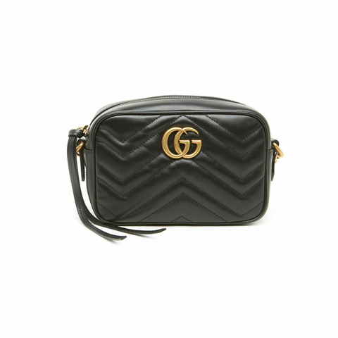 GUCCI GG Marmont 絎縫肩/斜背包 448065 DTD1T 1000