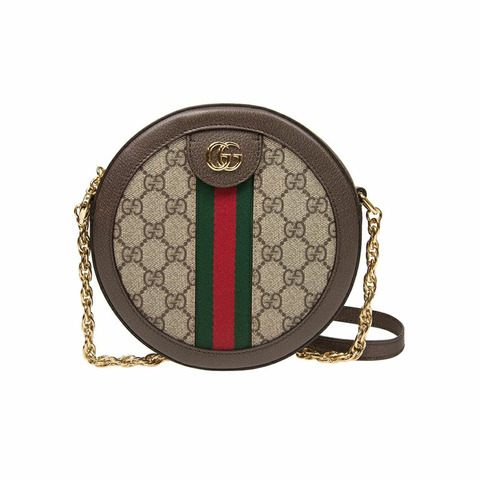 GUCCI Ophidia迷你圓形鏈條包 550618 96I3B 8745