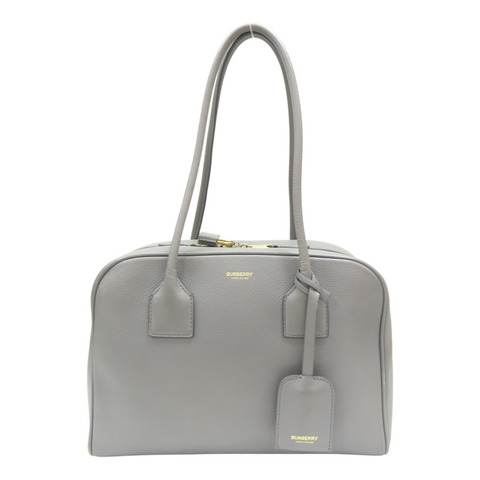 灰色 牛皮 Cube BAG 肩背包【BURBERRY 巴寶莉】 80345131