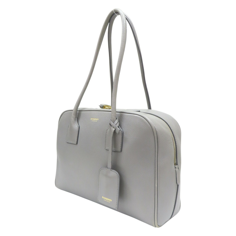 灰色 牛皮 Cube BAG 肩背包【BURBERRY 巴寶莉】 80345131-2