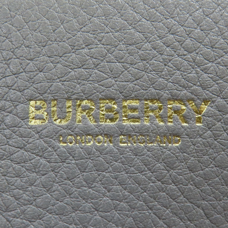 灰色 牛皮 Cube BAG 肩背包【BURBERRY 巴寶莉】 80345131-6