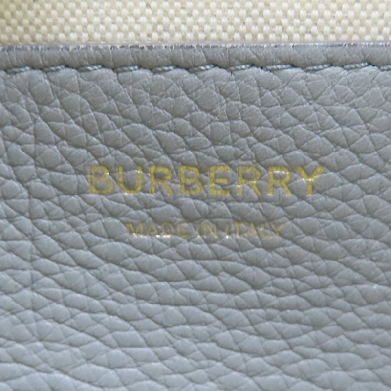灰色 牛皮 Cube BAG 肩背包【BURBERRY 巴寶莉】 80345131-7