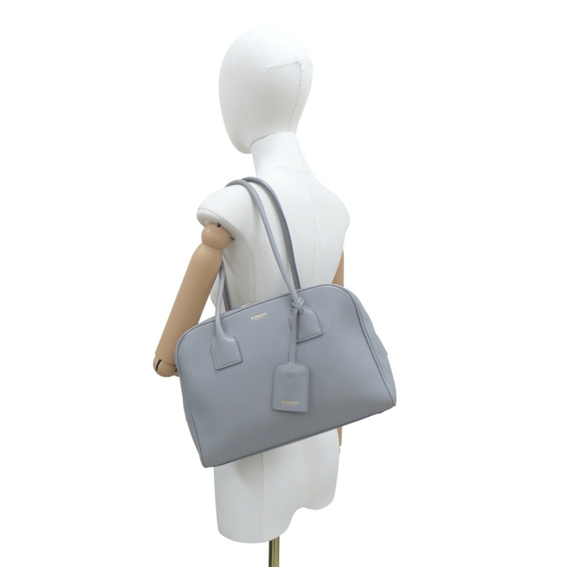 灰色 牛皮 Cube BAG 肩背包【BURBERRY 巴寶莉】 80345131-8