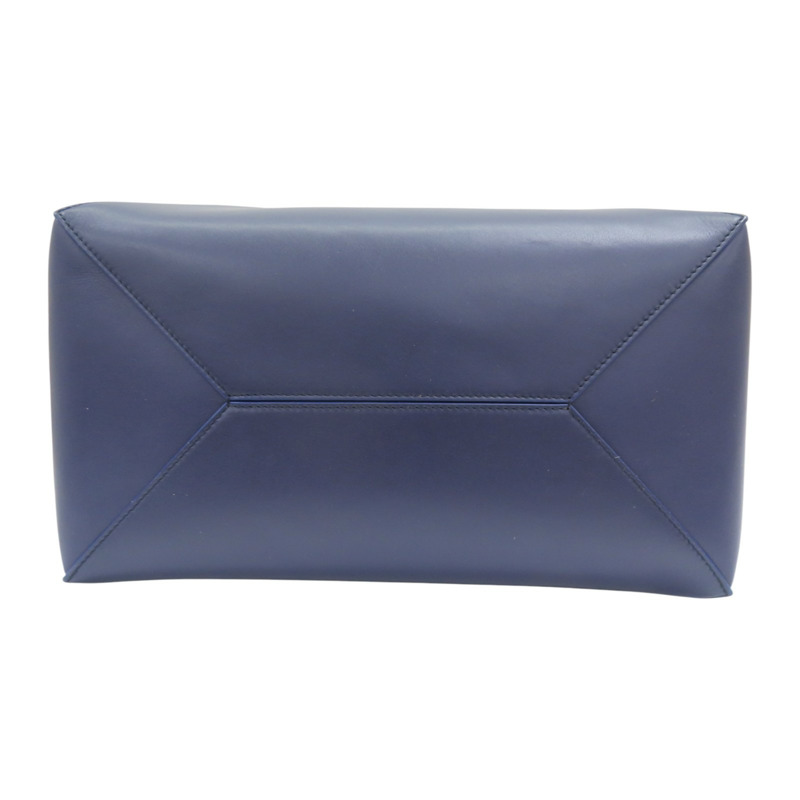 深藍色 牛皮 Blue Puzzle Fold超大型 肩背包【LOEWE 羅威】-3