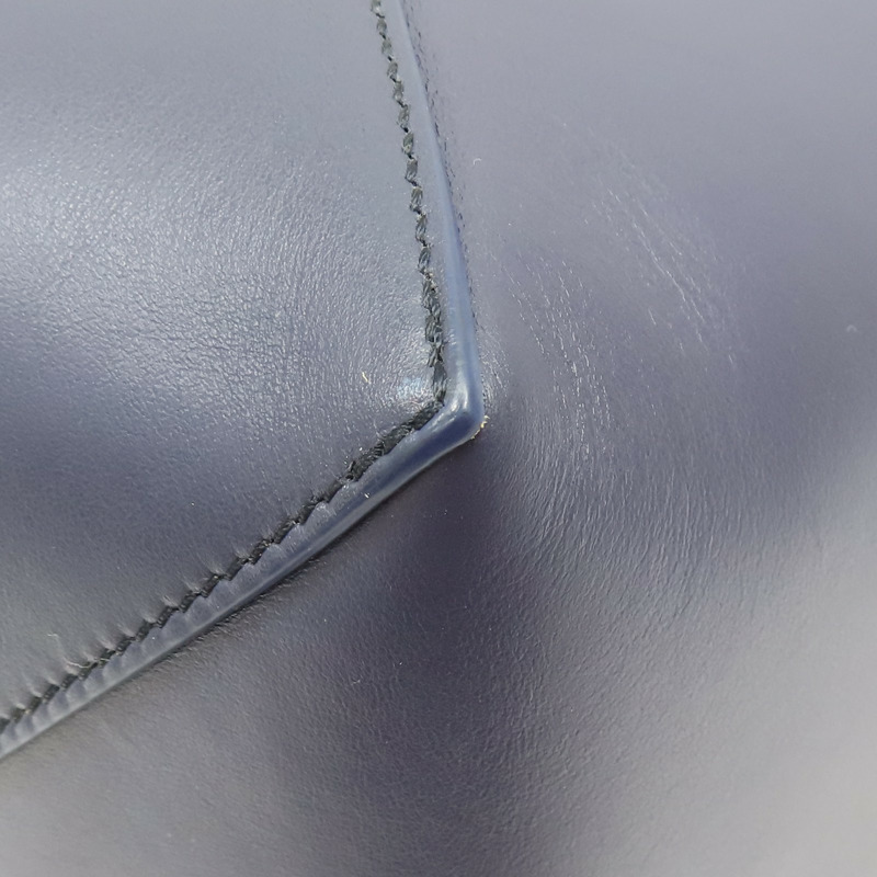 深藍色 牛皮 Blue Puzzle Fold超大型 肩背包【LOEWE 羅威】-9