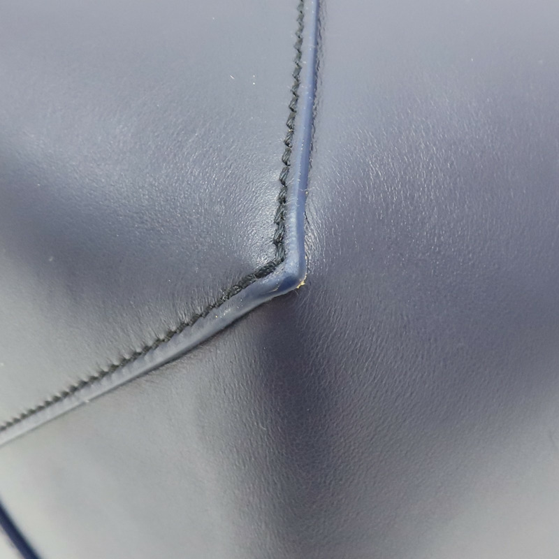 深藍色 牛皮 Blue Puzzle Fold超大型 肩背包【LOEWE 羅威】-11