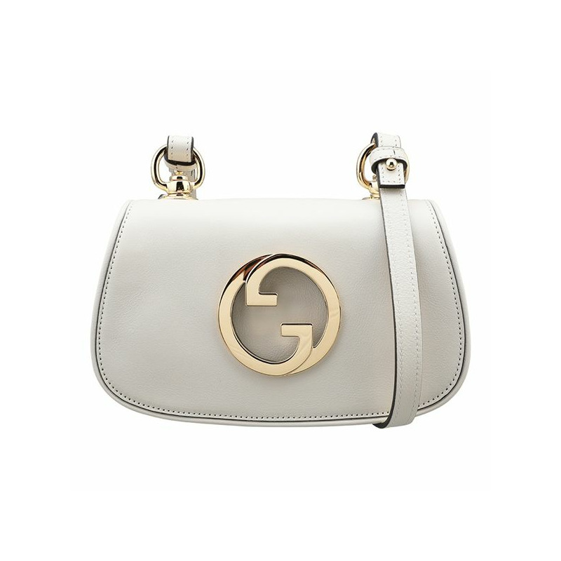 GUCCI Blondie迷你肩背包 白色 698643 UXXAG-0