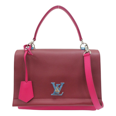 紫紅色 牛皮 Lockme II 兩用包 【LOUIS VUITTON LV 路易威登】 M50250