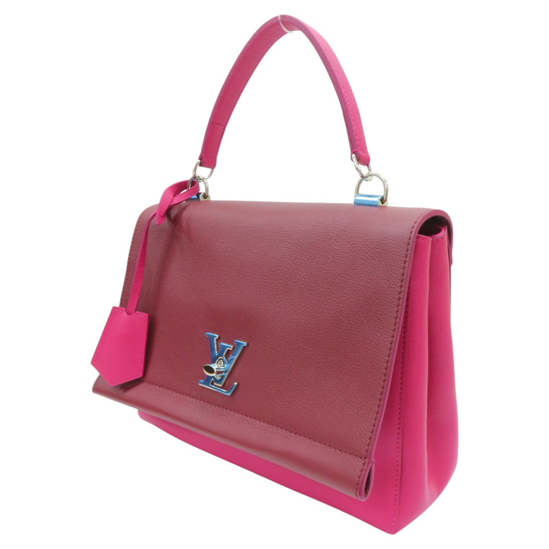 紫紅色 牛皮 Lockme II 兩用包 【LOUIS VUITTON LV 路易威登】 M50250-2