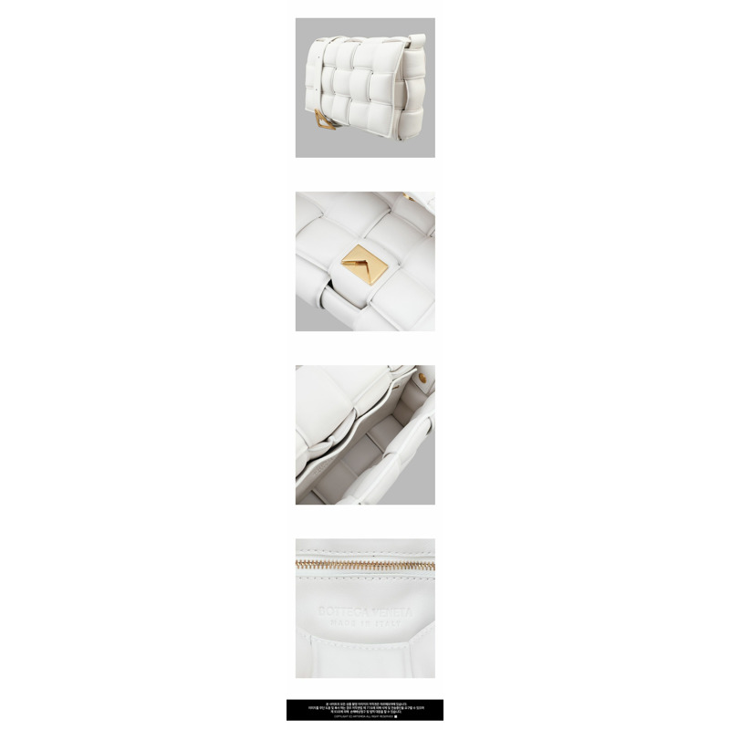 BOTTEGA VENETA 23SS 加厚卡式飛輪包 粉筆 591970 VCQR1-2