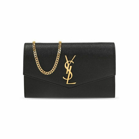 SAINT LAURENT Uptown 信封鏈錢包單肩包 607788 1GF0J 1000
