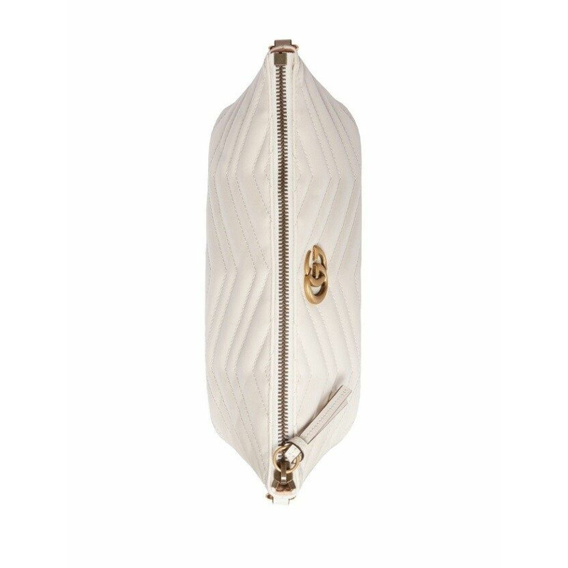 GUCCI GG Marmont 馬特拉塞凸紋單肩包 739166AABZB-4