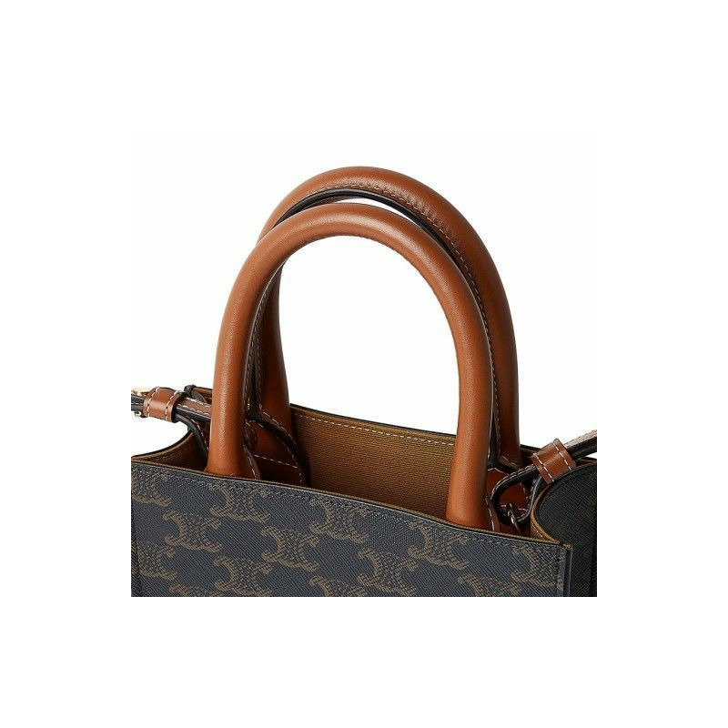 CELINE 迷你 Cabas 包 棕褐色 194372BZK-6