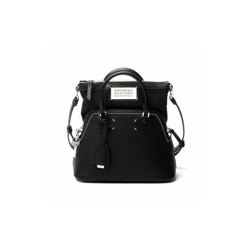 MAISON MARGIELA Maison Margiela 5AC 小號托特包 黑色 S56WG0082 P4455-6