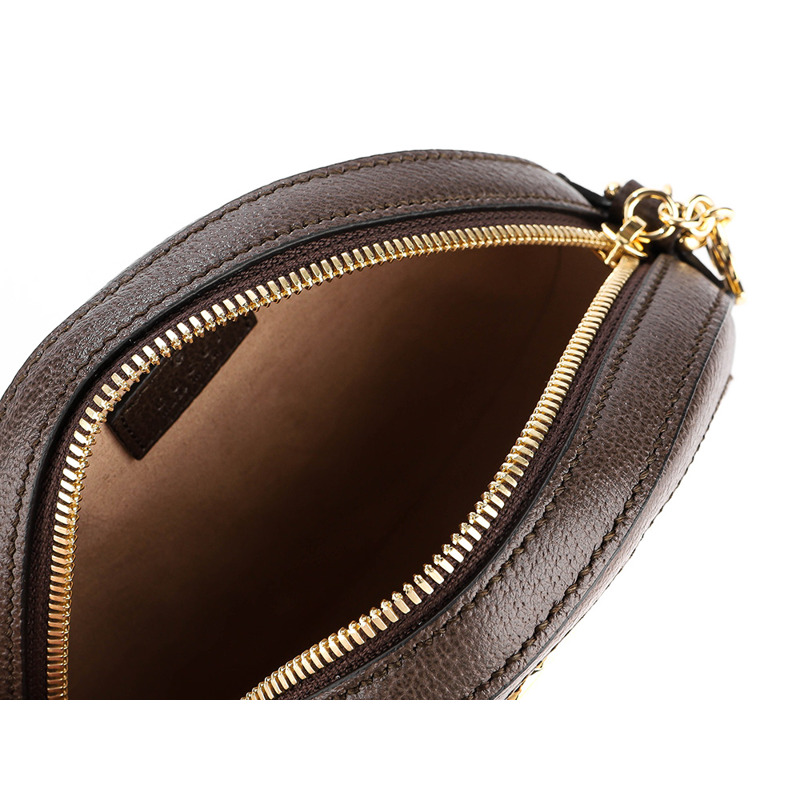 GUCCI Ophidia 迷你 GG 圓形斜背包 (A_550618 96I3B )-14