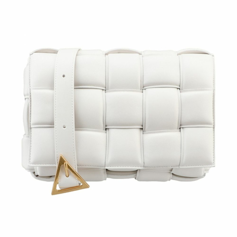 BOTTEGA VENETA 帶襯墊的卡帶袋粉筆 591970 VCQR1-0