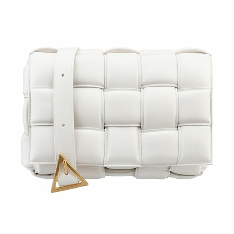 BOTTEGA VENETA 帶襯墊的卡帶袋粉筆 591970 VCQR1