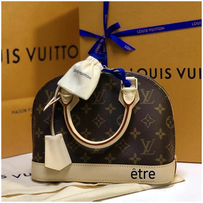 LOUIS VUITTON Alma BB Damier Ebene 手提包-3