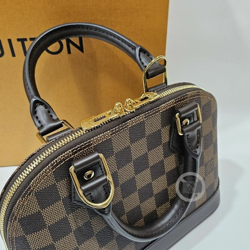 LOUIS VUITTON Alma BB Damier Ebene 手提包-5