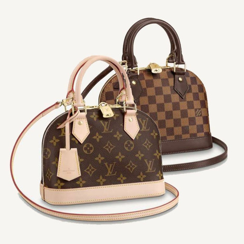 LOUIS VUITTON Alma BB Damier Ebene 手提包