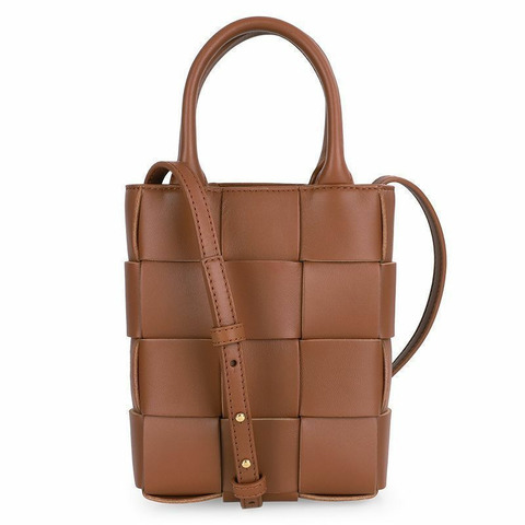 BOTTEGA VENETA 迷你卡帶手提袋（木質）747755 VMAY1 2650