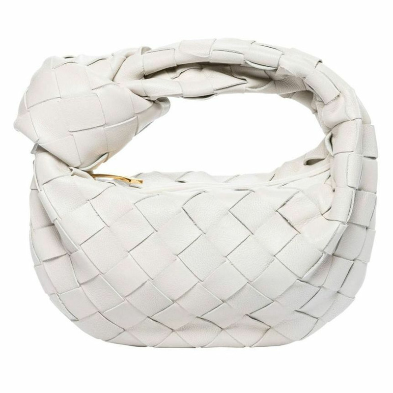 BOTTEGA VENETA Intrecciato Candy Jodie 白色編織手提包 730828 VCPP0 9143-0