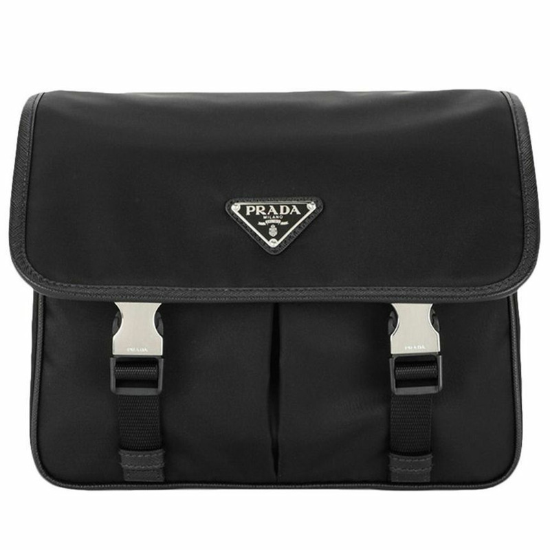 PRADA Pocono Logo翻蓋肩/斜背包 F0002 2VD769 2DMH-0