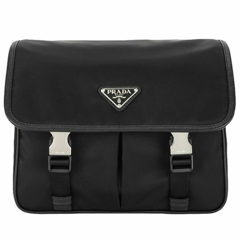 PRADA Pocono Logo翻蓋肩/斜背包 F0002 2VD769 2DMH