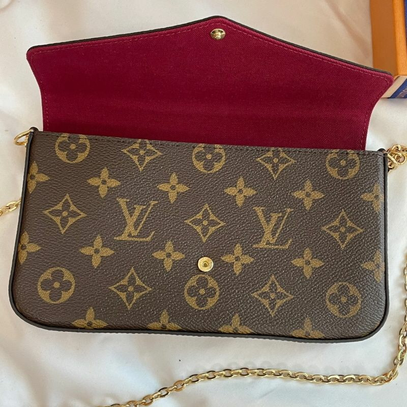 LOUIS VUITTON Felicie 字母組合手拿包 M61276-3