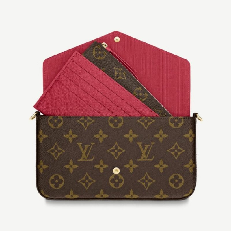 LOUIS VUITTON Felicie 字母組合手拿包 M61276-18