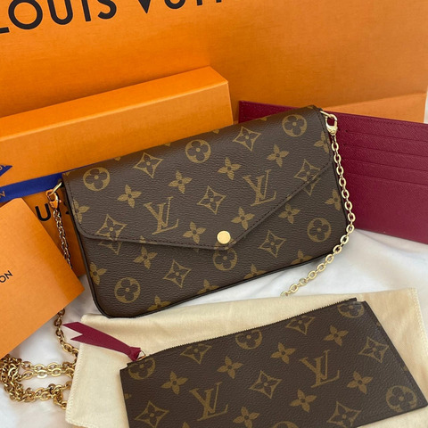 LOUIS VUITTON Felicie 字母組合手拿包 M61276